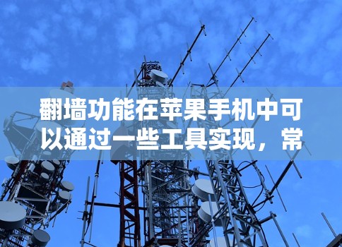 翻墙功能在苹果手机中可以通过一些工具实现，常见的包括Woo和Mirror。以下是关于这两个软件的详细说明