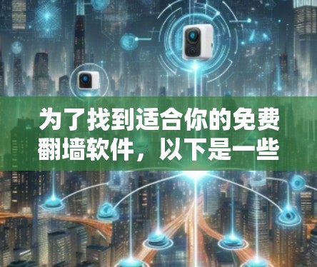 为了找到适合你的免费翻墙软件,以下是一些推荐,每个软件都有其独特的优势和适用场景 为了找到适合你的免费翻墙软件,以下是一些推荐,每个软件都有其独特的优势和适用场景
